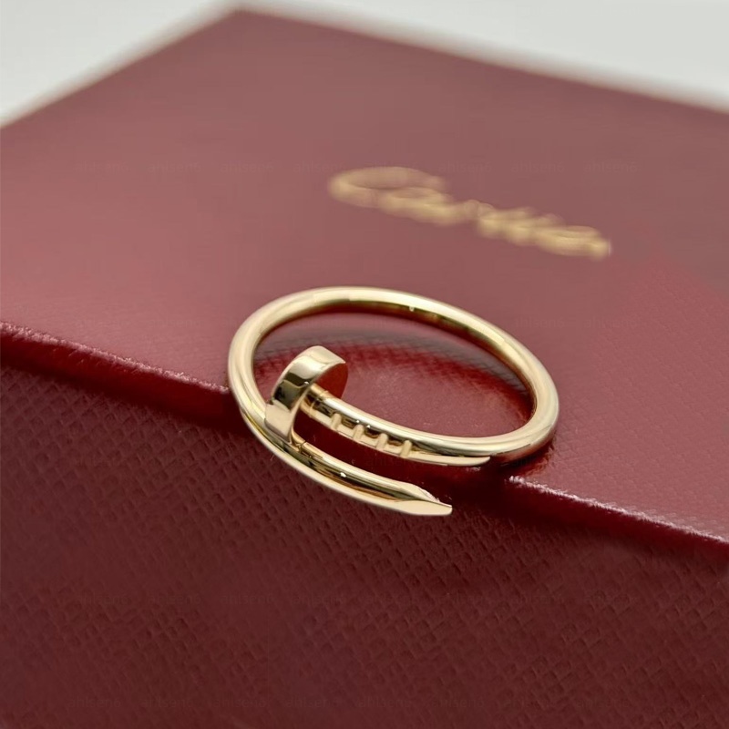 Designer nail Ring women men classic Jewelry nail ring diamond style fashion unisex rings come Personality Style Romantic Jewelry Gifts Good Quality