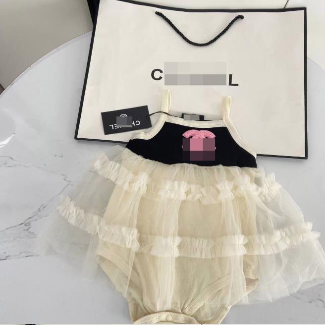 Brand Designer Baby jumpsuit pure cotton summer thin clothing solid color baby girl designer clothes casual toddler sleeveless romper boys kids body