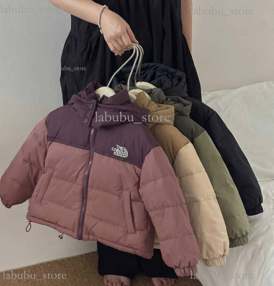 New Autumn And Winter Warm Coat Detachable Hooded Children's Clothing Down Feather Silk Cold Proof Suit For Boys