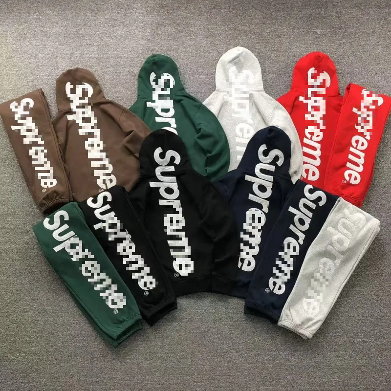 Sweats à capuche Designer High Street Hip Hop Pur Coton Sweat à capuche Hommes Populaires pour les sports Courir Automne Hiver Lettre Imprimer Sw