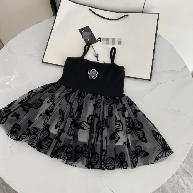 Summer Kids Designer Clothes Cute Two Piece Skirt Set Baby Girls Children Clothing Dresses Sets Short Sleeve Pullover T-shirt Pleated Cake Dress P82