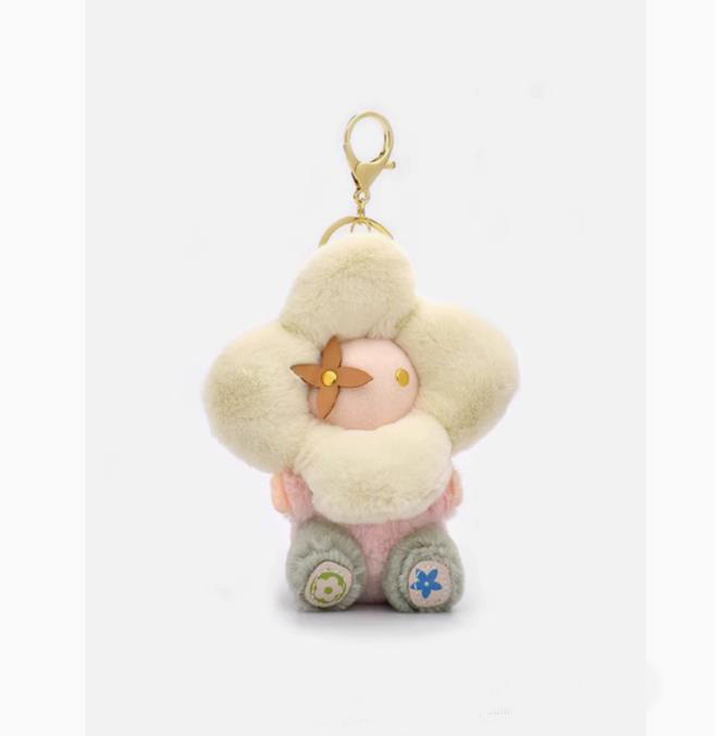 Free Shipping Keychain designer Flower doll Women's bag charm Soft plush flower ornaments for handbag decoration and daily carrying