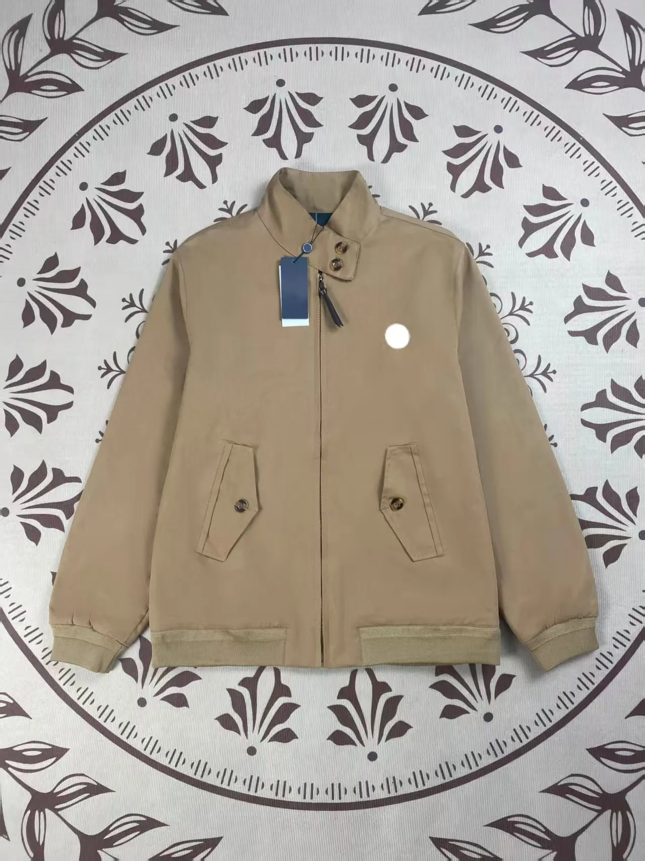 vestes pour hommes veste harrington décontractée en plein air nouvelle collection d'automne veste de créateur pour hommes petit manteau de broder