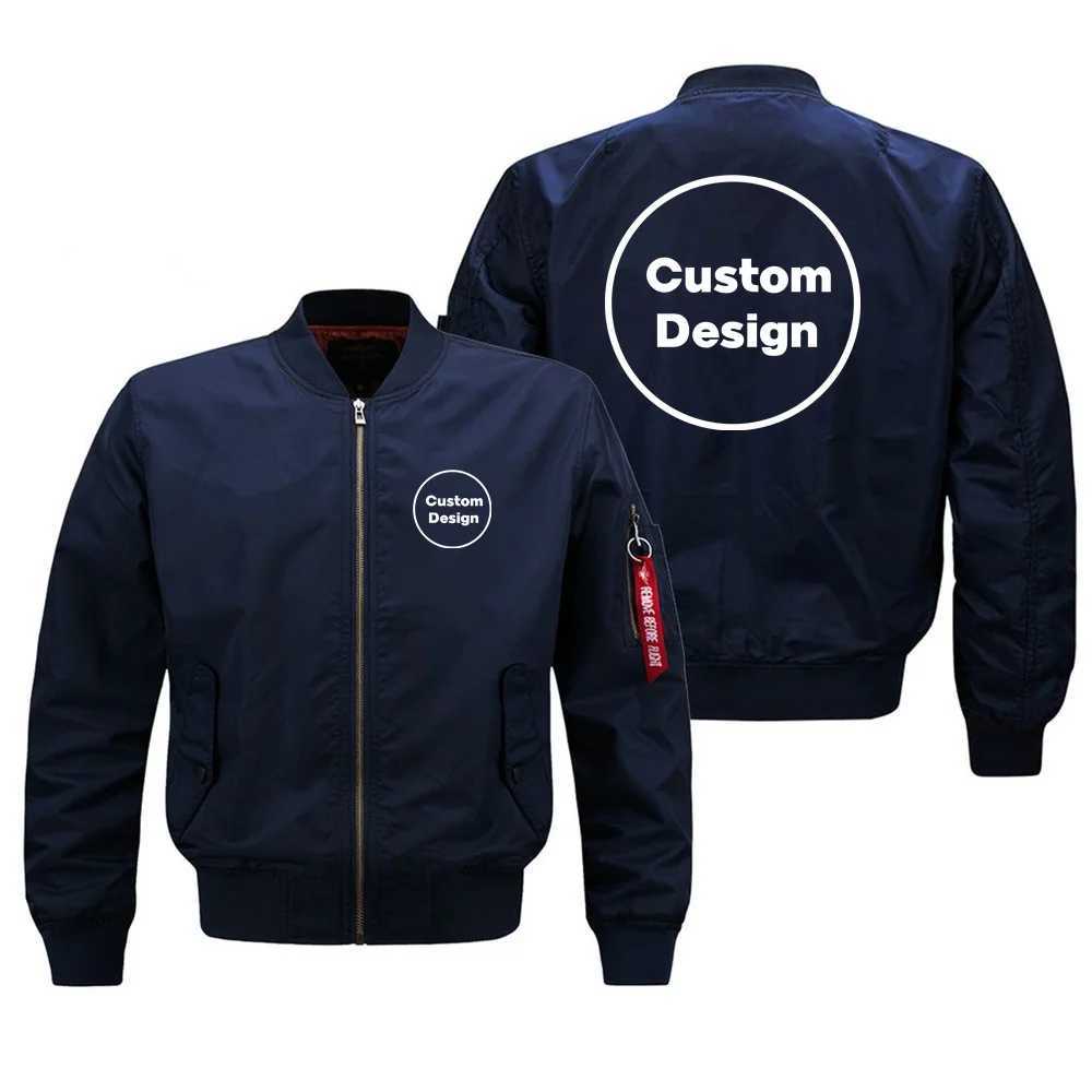Design Diy Windproof Aviation Custom Flight Pilots Ma1 Bomber Men Jacket Coats Man Baseball Jacket N260905