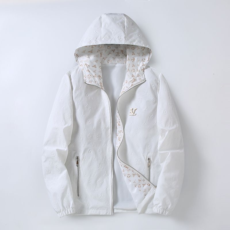Men's new 2026 hooded jacket versatile trend handsome casual fashion slim top