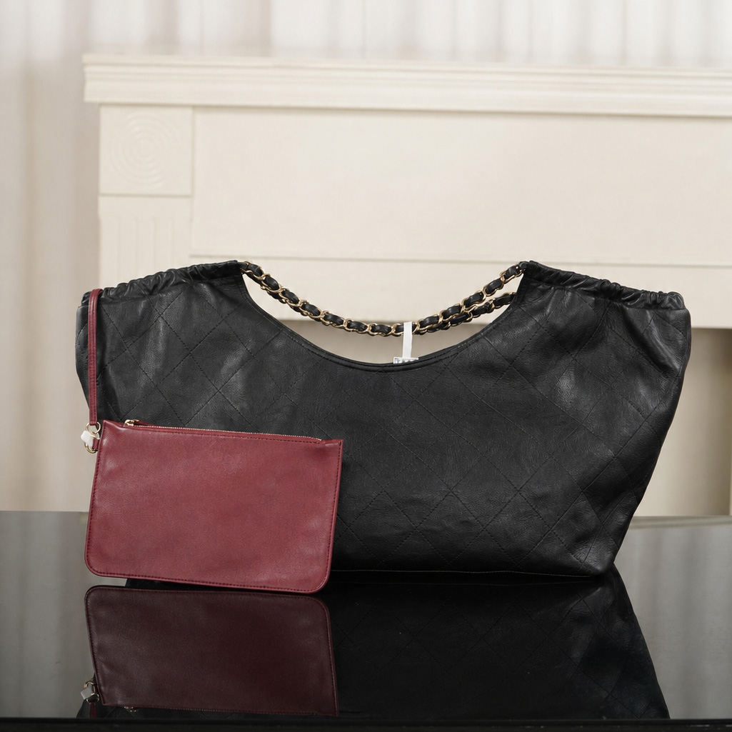 Designer Bag 26B Series Large Hobo Tote Soft Leather Slouchy Handbag GoldHardware Shoulder Bag Spacious Shopper for Daily Use