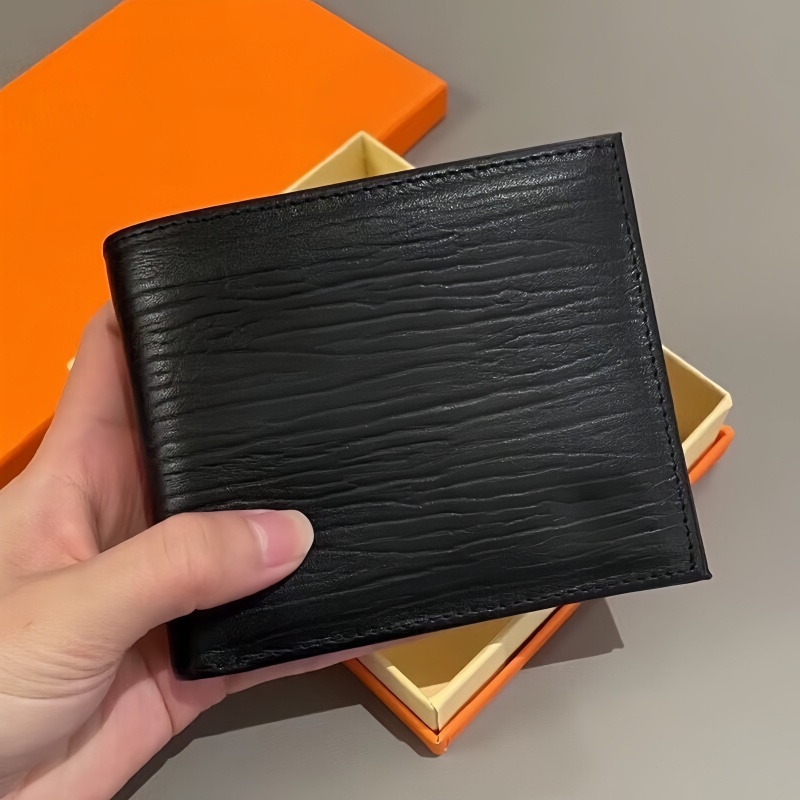 Wallet top designer bags men's leather wallet double-fold short wallet long-handled handbags luxurious business wallet daily money bags multipl