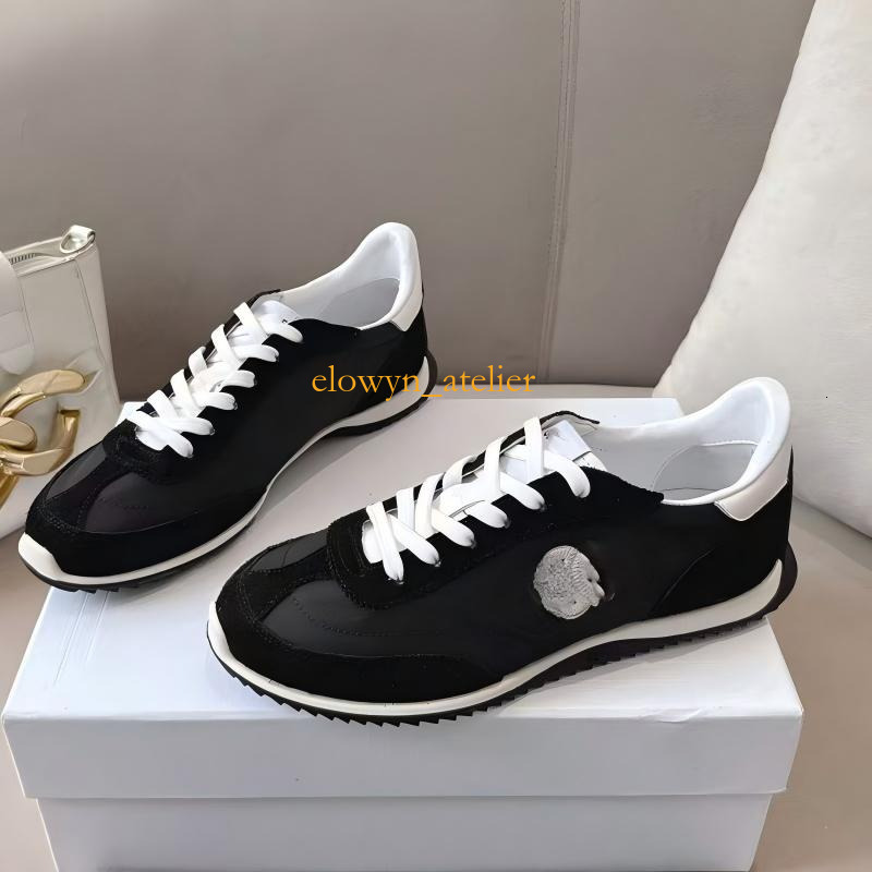 Designer Women Retro Low Top Running Sneakers Suede Nylon Patchwork Lace Up Trainers Wine Purple Color Block Casual Daily Walking Shoes
