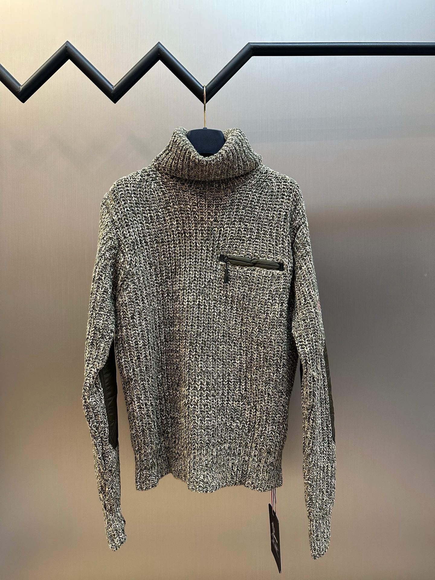 Men's Plus Size Hoodies & Sweatshirts in autumn / winter acquard knitting machine e Custom jnlarged detail crew neck cotton E85677