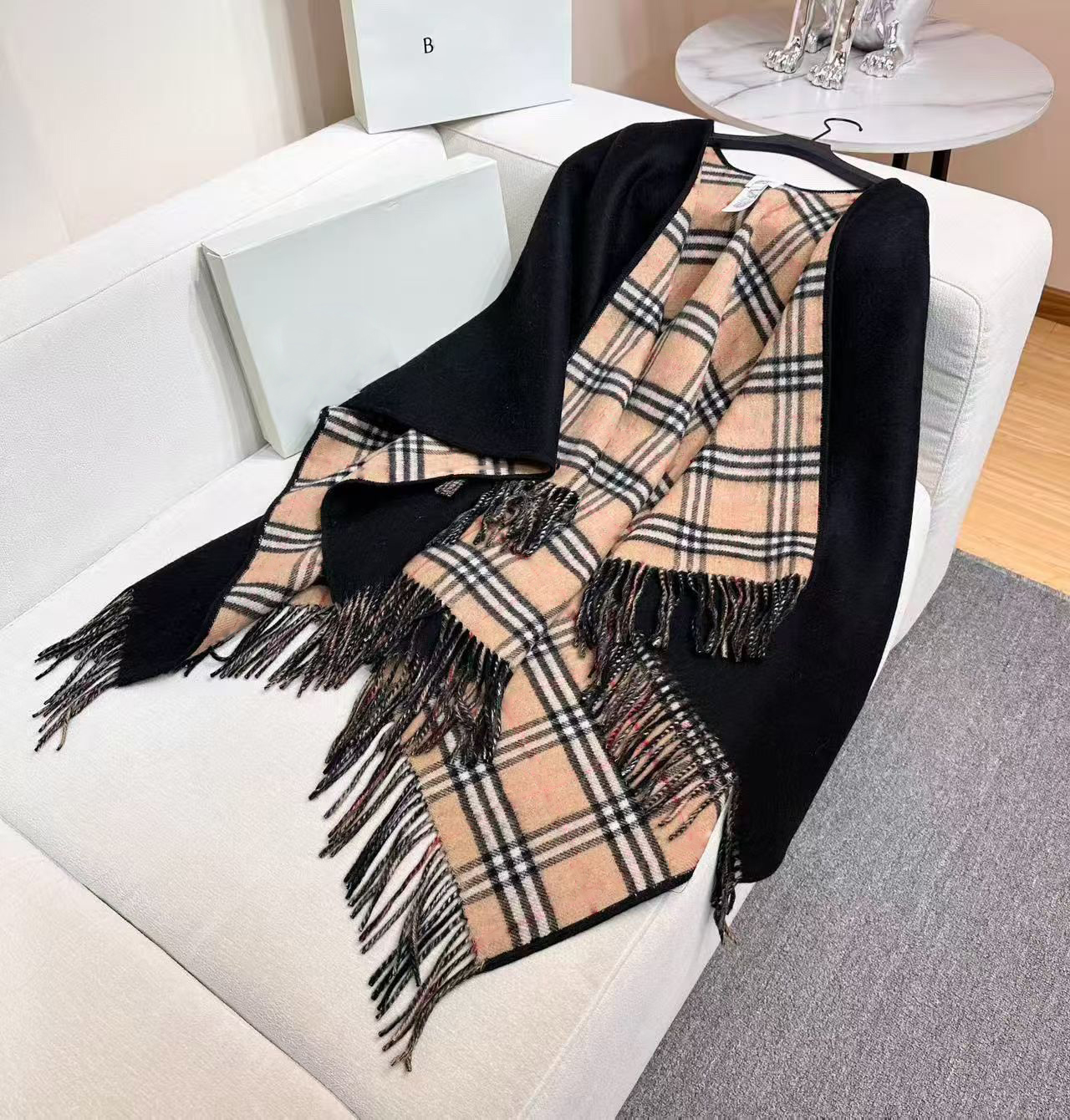 scarf designer scarf scarfs designer women luxury scarf for women Winter stripe Trend Cashmere Scarf Full Letter Printed Scarves Soft Touch Tags Win