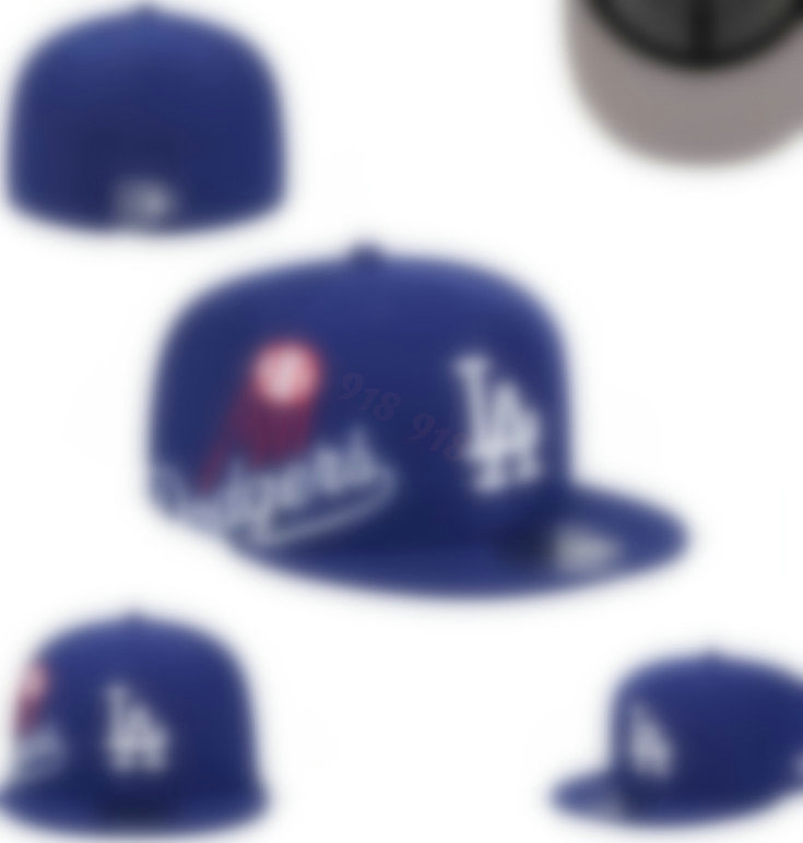 20026 Dodgers 2025 Mens Baseball Team 2024 World Series Champions Full Closed Caps Summer Letter Bone Black Color Casual Sport Flat Fitted Hats a37