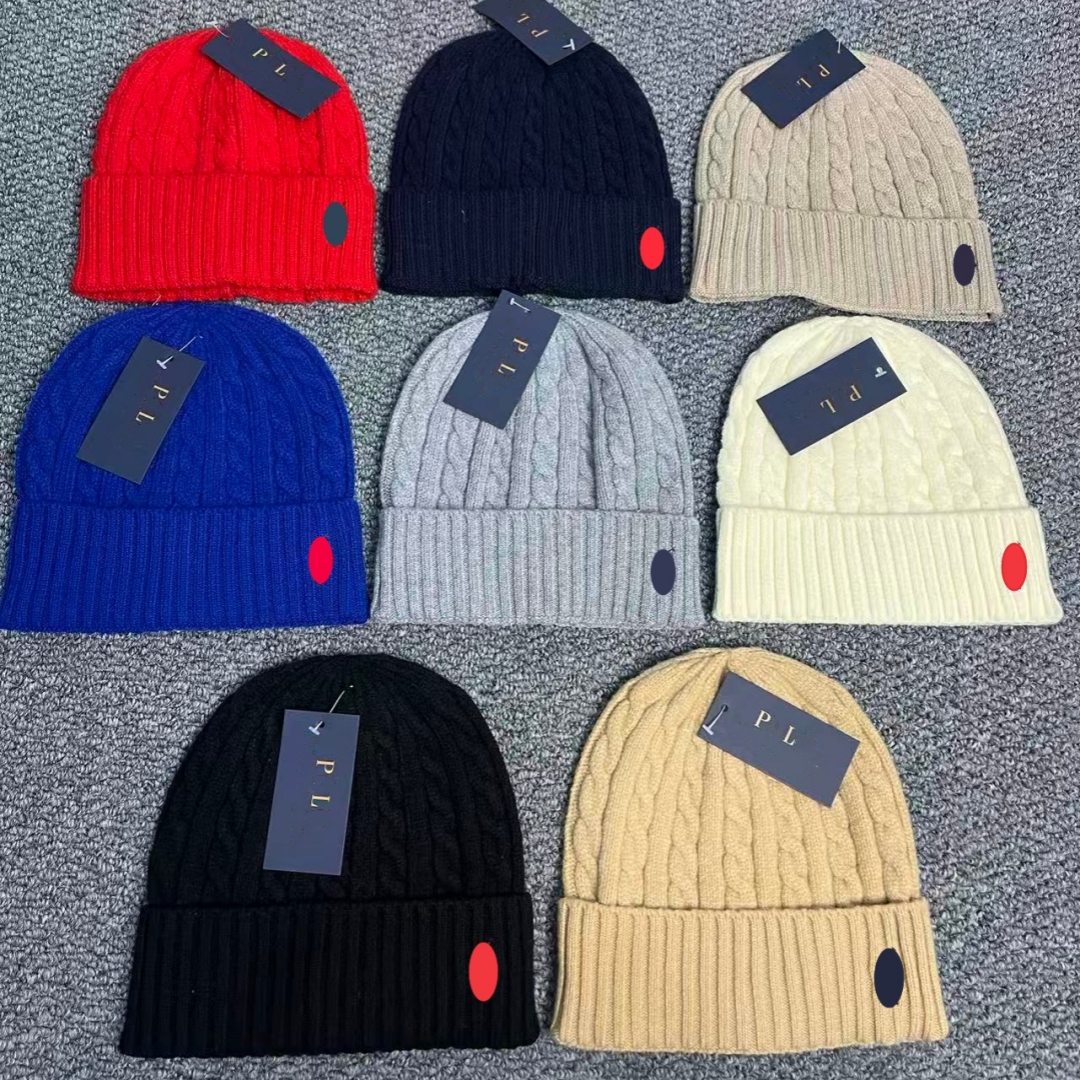 designer beanie Unisex pony Embroidery hats Winter keep warm Knit hat leisure Scarf and cap Set Multi-color Outdoors top1