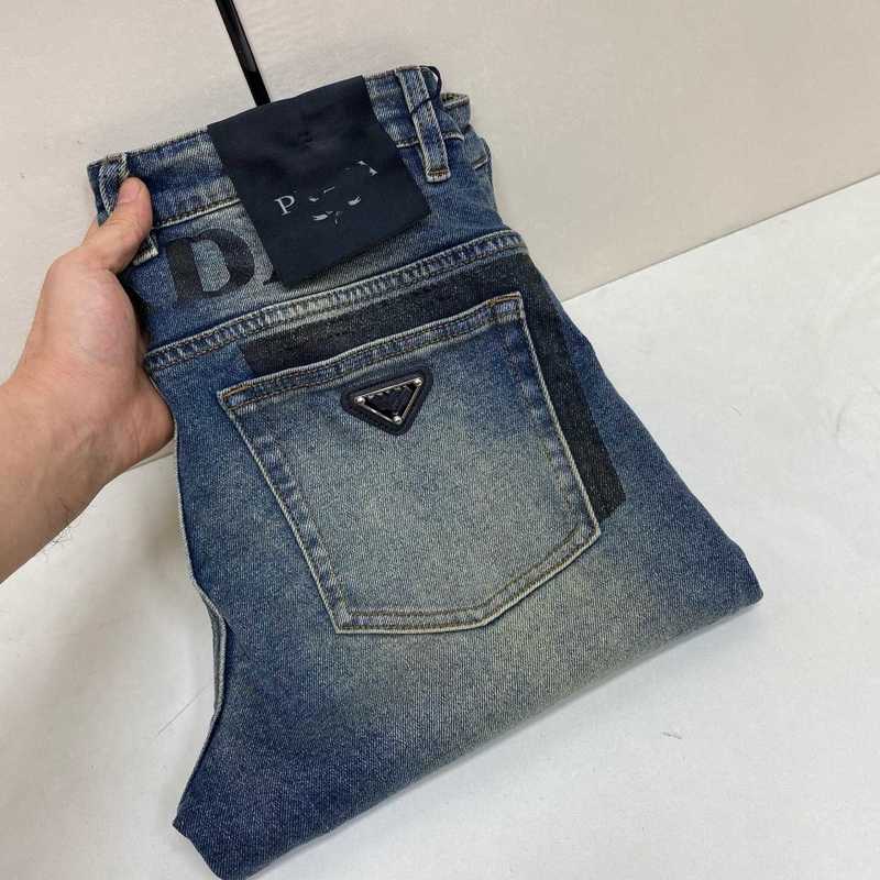 Men's Jeans designer Autumn/Winter New mens Jeans European Fashion Brand Luxury Casual American Versatile Trousers 1RDB
