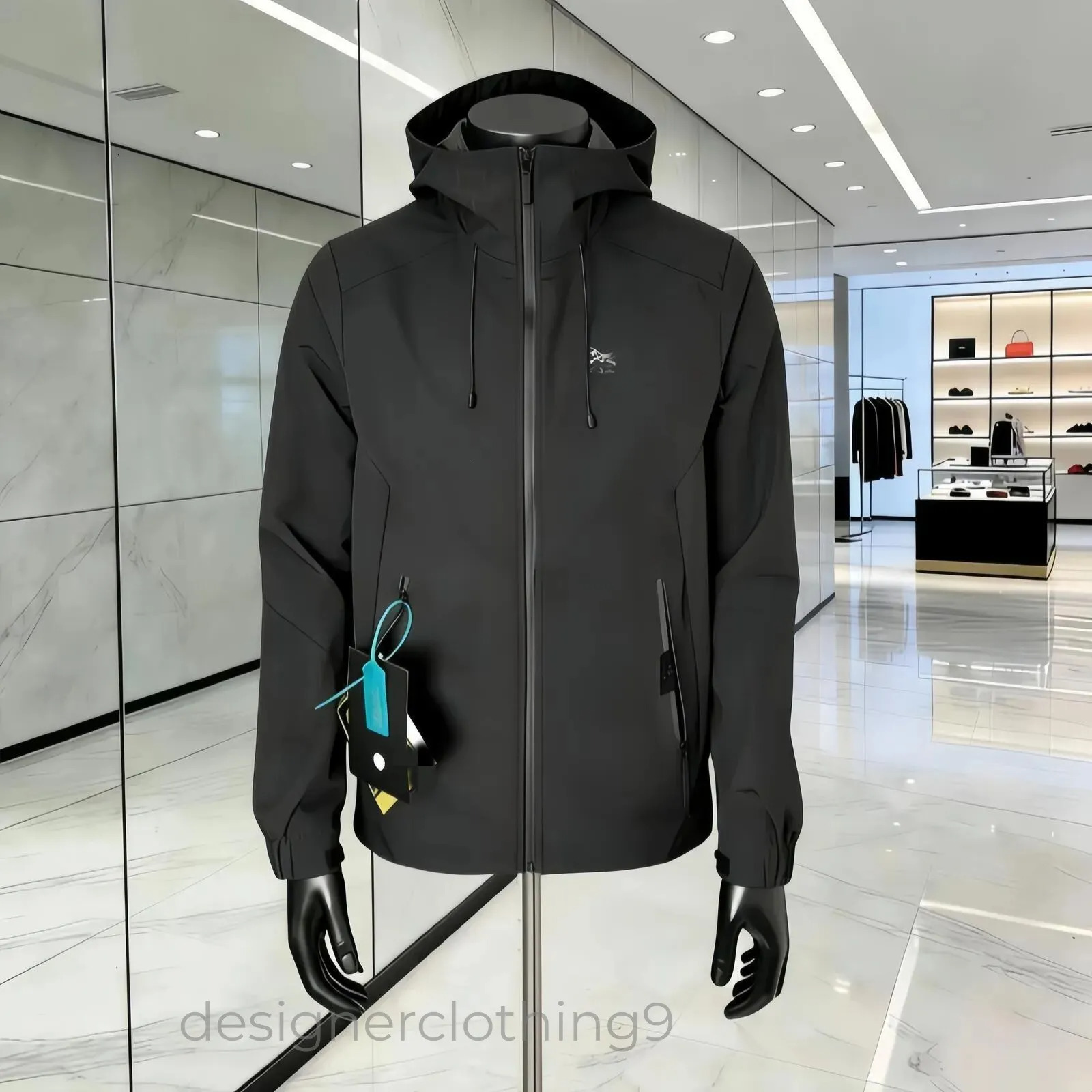 arcteyy Ski High Quality Designer Men Women BETA Rain Goretexs Hooded Waterproof Windbreaker Breathable Jacket Outdoor Hiking