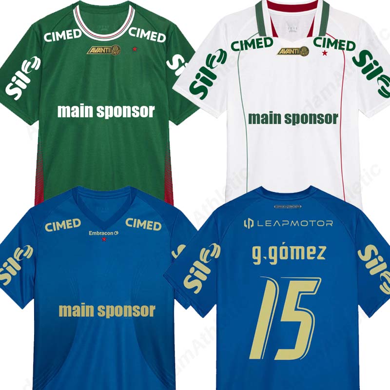 Maillot Palmeiras 26 27 Paulinho Vitor Roque maillots de football Gustavo Gomez Felipe Anderson hommes femmes version joueur