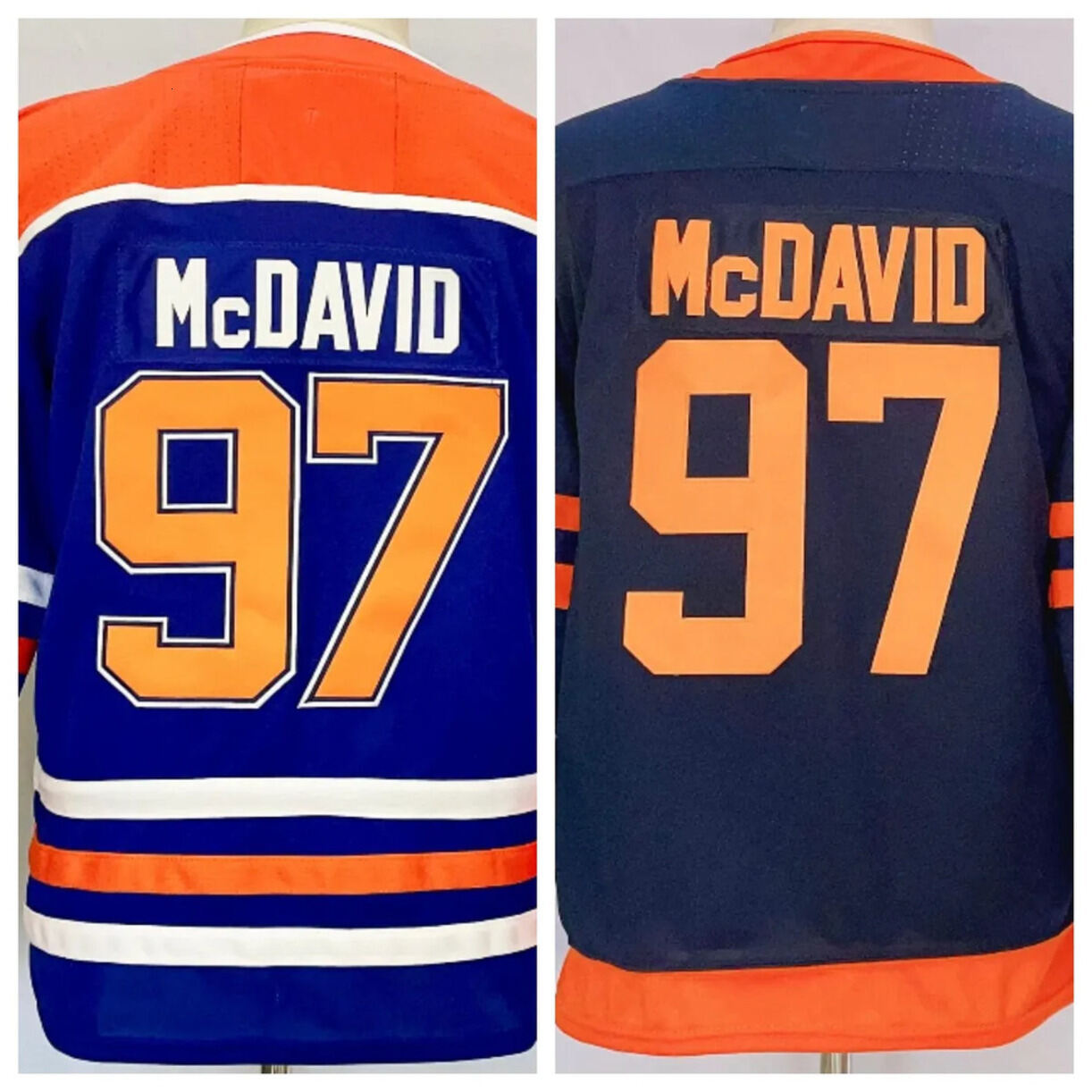 Breathable Ice Hockey Jersey * Youth Jerseys Connor Mcdavid 97 Home Quick Dry Blue Navy Color S/M L/Xl Stitched Kids Sports Un