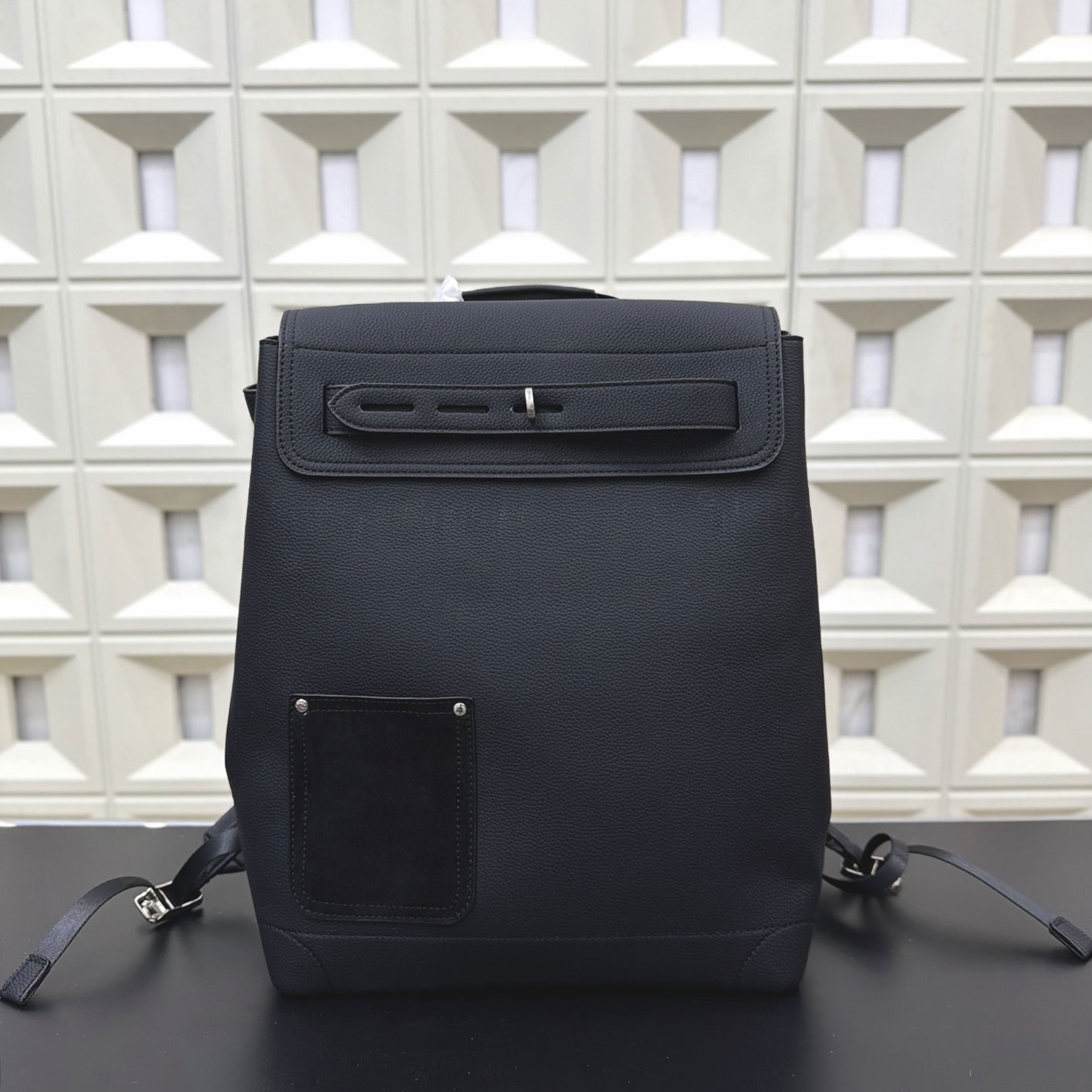 Men Women Genuine Leather Backpack High Quality Top Grain Cowhide Business Laptop Bag Large Capacity Flap Travel Backpack School Bag Multifunctional
