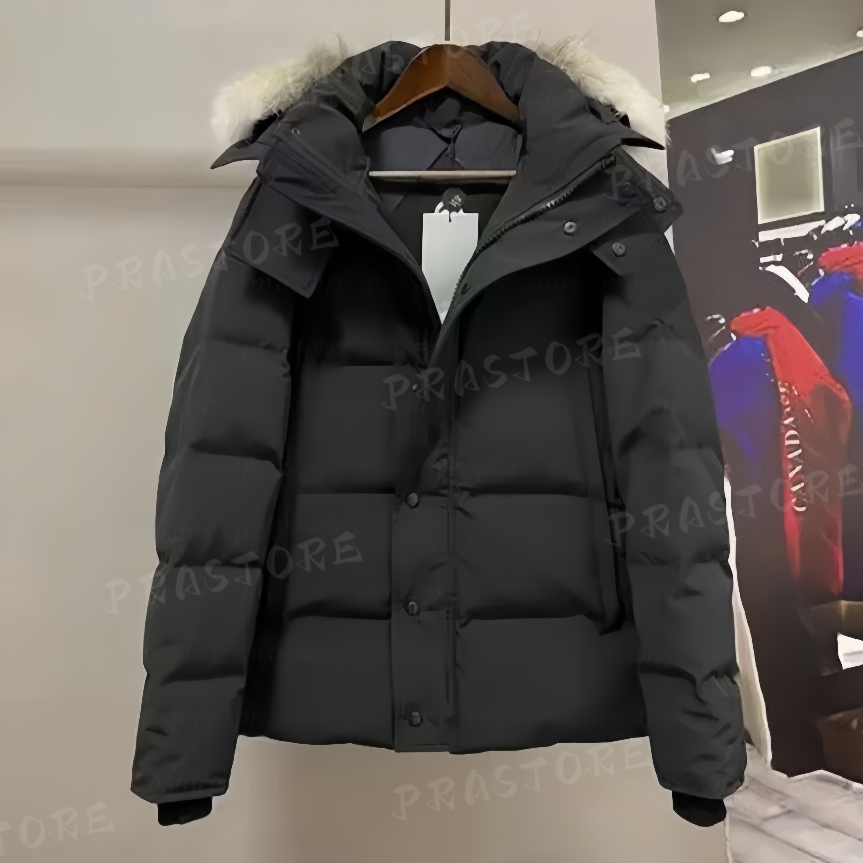 Jacket Down 29 wyndham parker Women Men 29S Wolf Fur Collar Medium Length Winter New Style Overcame Clothes Thick High-End 90% Duck Downs Mens Cloth