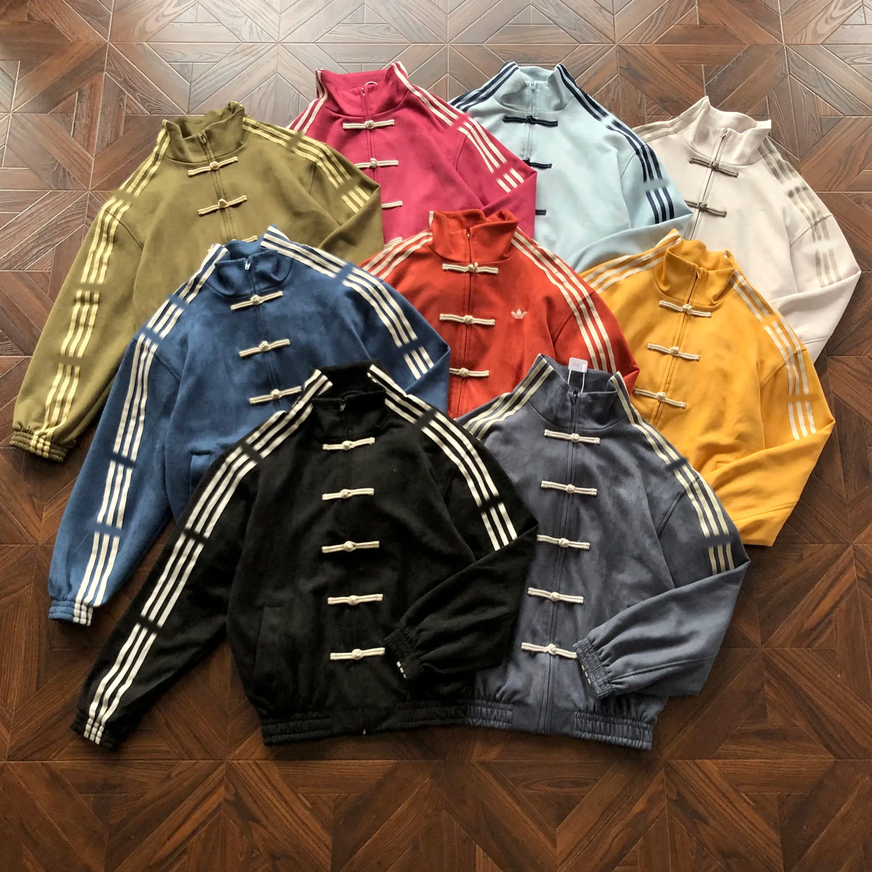 Chinese Jacket Chinese New Year Jacket Kung Fu Tang Suit Three Striped Mandarin Collar CTT 3.1 SOFT Men Women Stand Neck Tracksuit Outerwear Sportsw