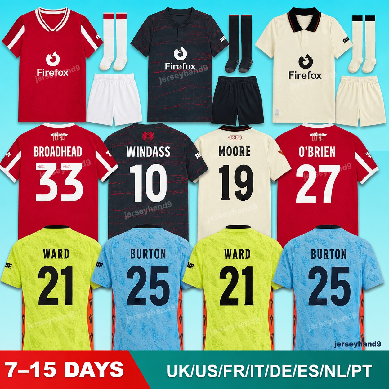 4XL 2026 2027 Wrexham Soccer Jerseys MOORE BROADHEAD WINDASS RATHBONE SMITH CLEWORTH Football Shirts 26 27 O'BRIEN LONGMAN DOBSON THOMASON JAME