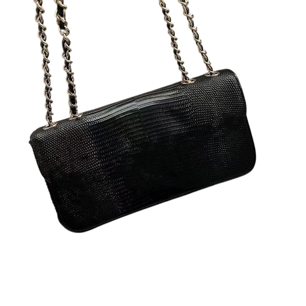 2026 Luxury Fashion Designer Classic Lizard Leather Chain Bag Women s Simple One shoulder Crossbody Bag