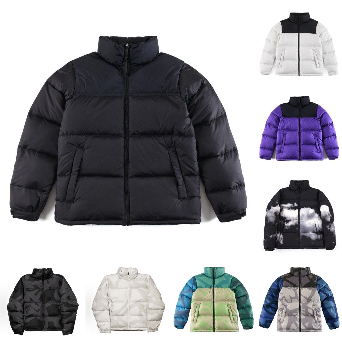 norths mens puffer jacket down jackets for men winter sale parkas coats water-repellent finish stowable hood 1996 Retro Nuptse 700 Packable Jacket w