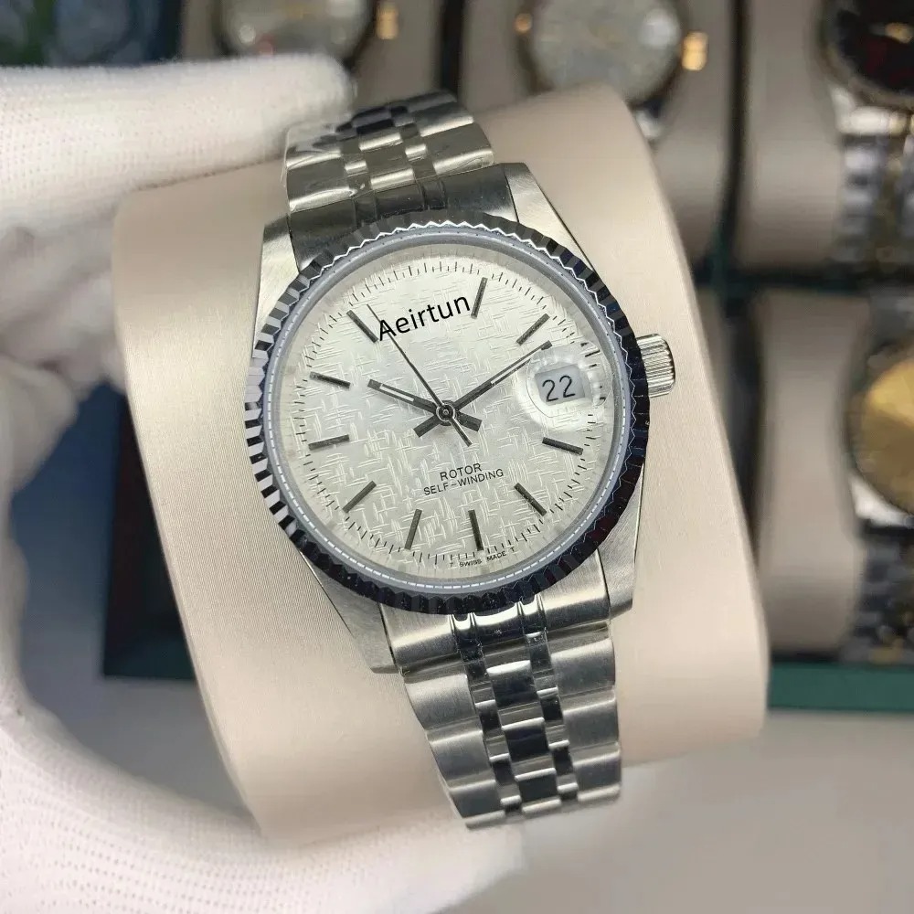 U1 Top 3A Watch Retro Prince Princess Series M74033-0015 Day Date Men's Women's Automatic Mechanical Movement Sapphire Stainless Wristwatc