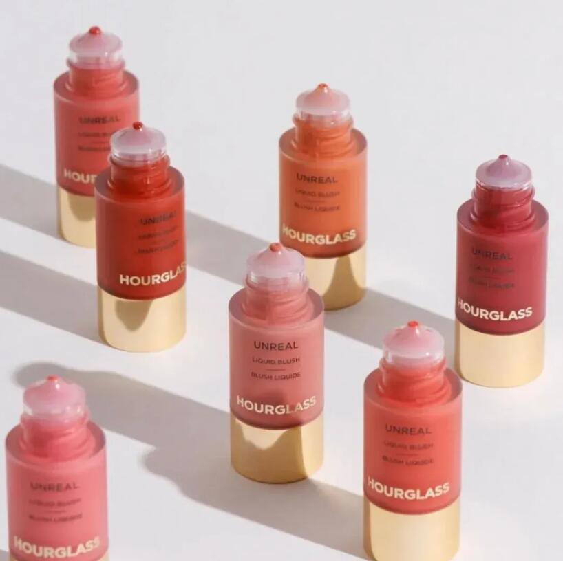 7 colors Hourglass Unreal Liquid Blush Face Pigment Blusher Face Cheek Makeup Natural Brighten Peach Orange Stick Beauty Cosmetics Long Lasting