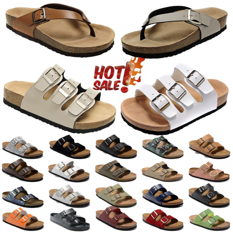 Boston Clogs Designer Sandals clogs Slippers Clog Women Mens Suede Soft Taupe Head Pull Cork Flat Leather Slides Shoes 36-46