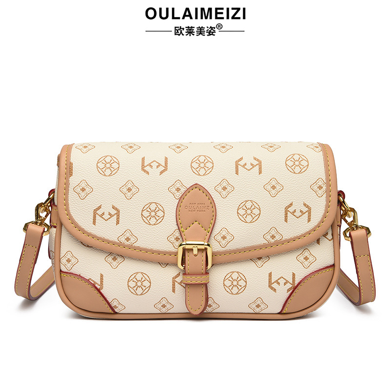 OULAIMEIZI 2026 Hot Luxury Fashion Retro Designer Flap Bag Classic Trendy Printed Shoulder Bag for Women