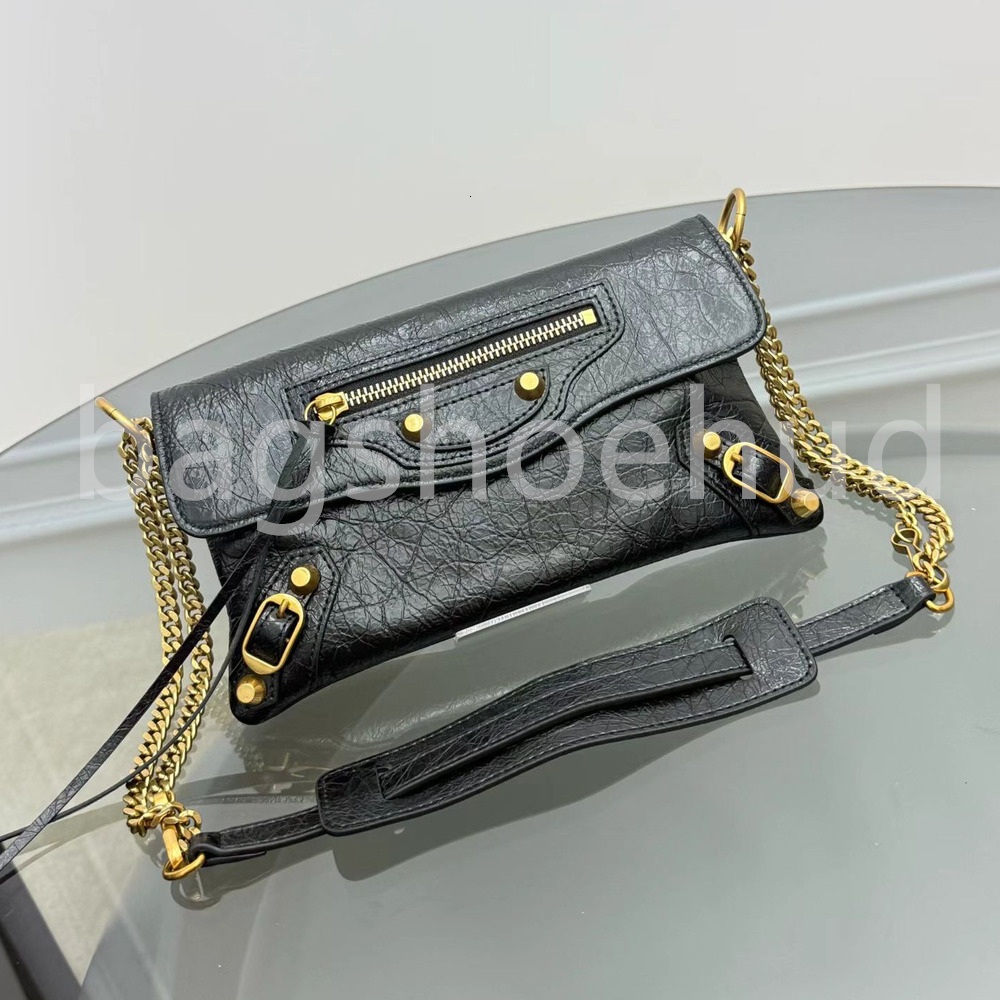 10a New LeCity Motorcycle Shoulder Luxury Designer Handbag Vintage Metal Rivet Crossbody Chain leather Multi functional Square Flap Underarm Bag For