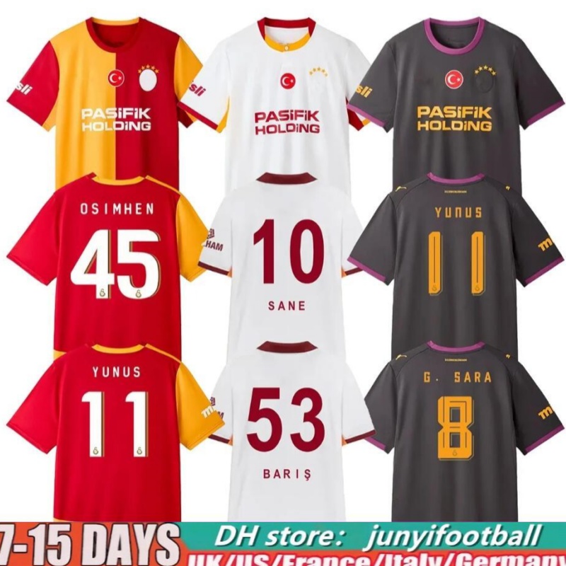Maillot Galatasaray 26 27 Maillots de football ICARDI 2026 Maillots de football ZANIOLI BAKAMBU MERTENS ZAHA AKGUN AKTURKOGLU kit pour hommes et
