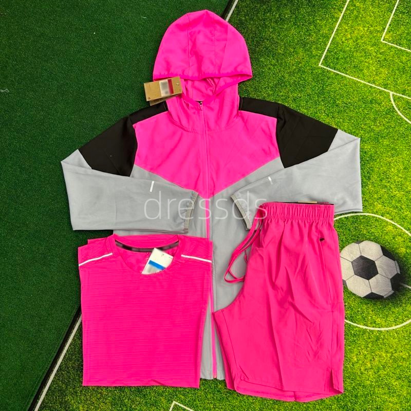 NMilter tech 3 piece set Designer Mens tracksuit sports fiess suits running shirts shorts quick drysport swear gym t shirt sweat pants Set high qual