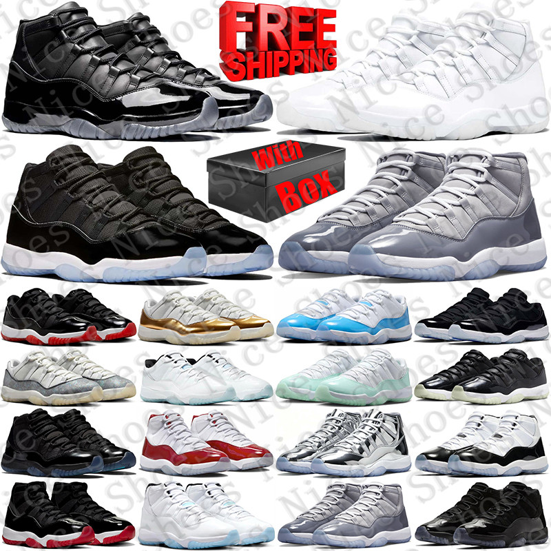 Livraison gratuite avec boîte Basketball 11 11S Lows Chaussures Designer Sport Baskets Gamma Blue pour chaussures Hommes Femmes Space Jam High UN