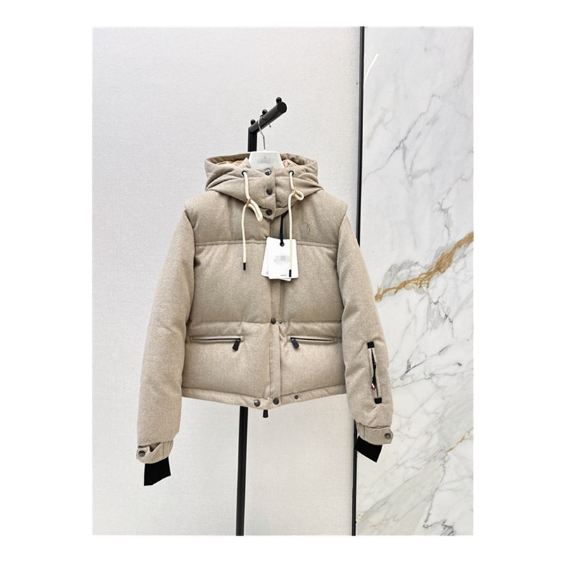 High-quality French luxury brand Grenoble women's puff down jacket designer women's fashion ski suit luxury winter outdoor windbreaker coa