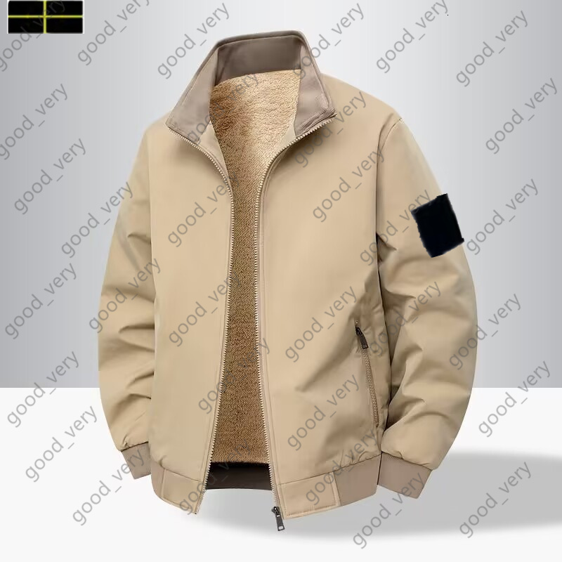 Stones Jacket Unisex Winter Down Puffer isllands Jacket Thick Warm Padded Outerwear Windproof Loose Fit Parka Coat Men Women Cold Weather Street Out