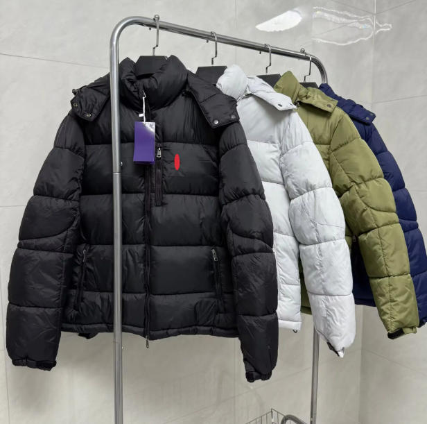 Down Jacket Mens Designer Polos Puffer Jacket Embroidery Letters Down Coats Thickening autumn awinter keep warm Outdoor Hooded Waterproof Jacket