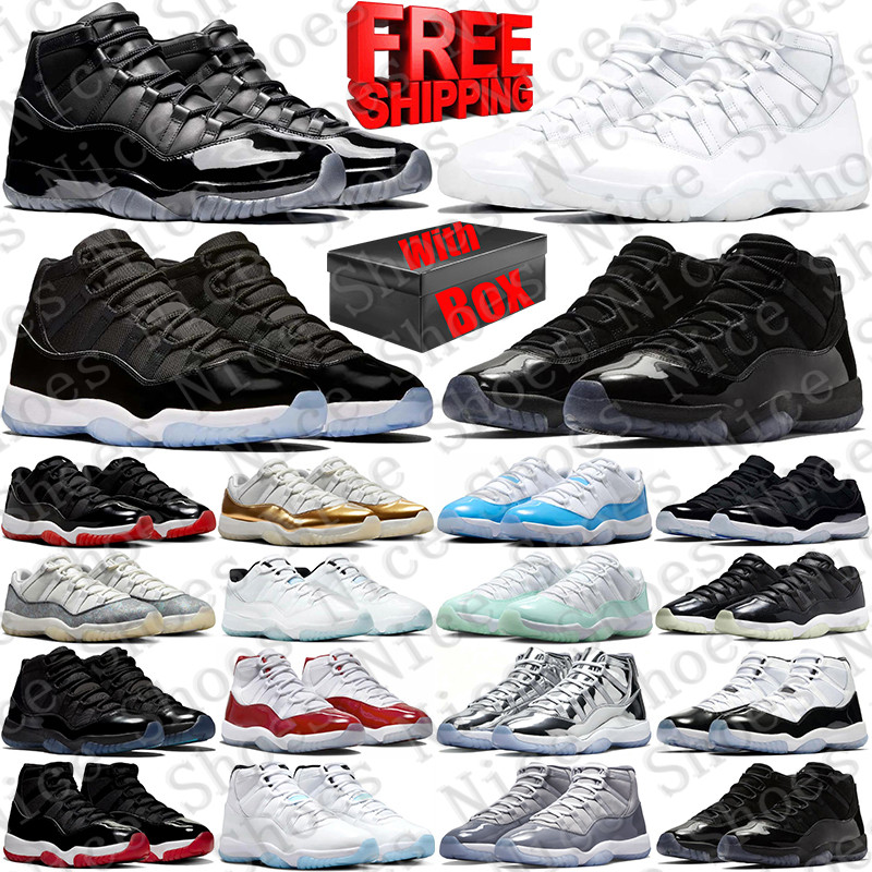 Free Shipping With Box Designer Basketball 11 11s sneakers Sport Shoes for mens womens Gamma Blue Space Jam chaussures schuhe trainers d h gate bask