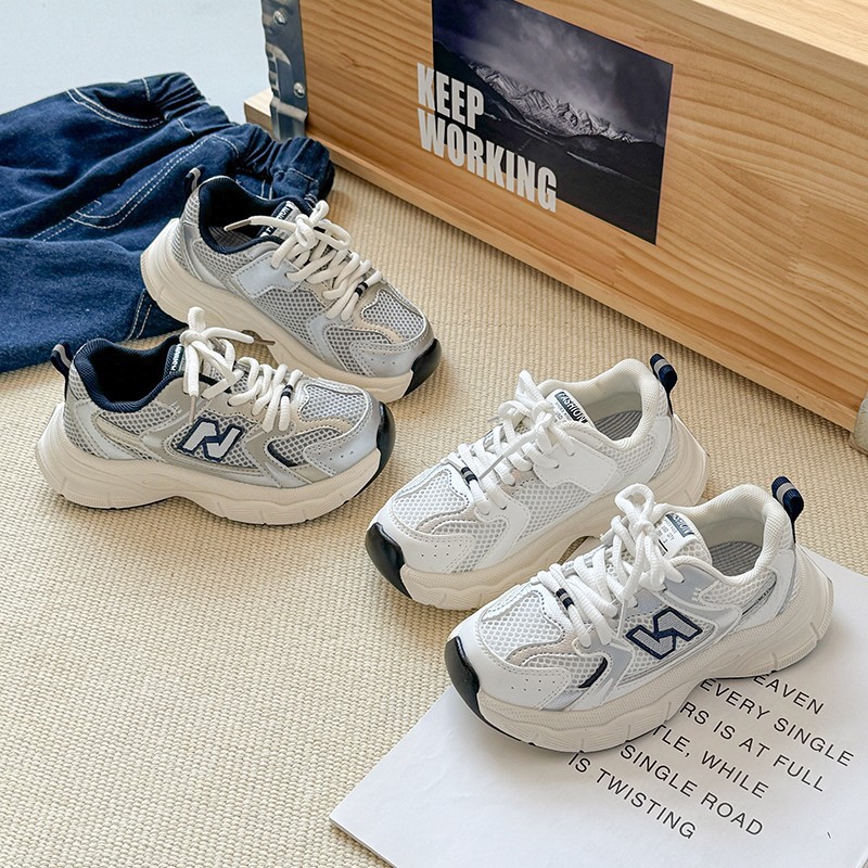 2026 autumn new design children sports shoes boys girls breathable running shoes lightweight soft sole casual shoes