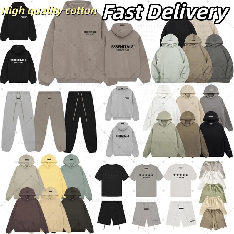 Tracksuits Essential Hoodies Designer Hoodie Silicone Monogram Print Designer Hoodie Shorts Shirt Mens Designer Sweatpant High Street Sweatshirt Dai