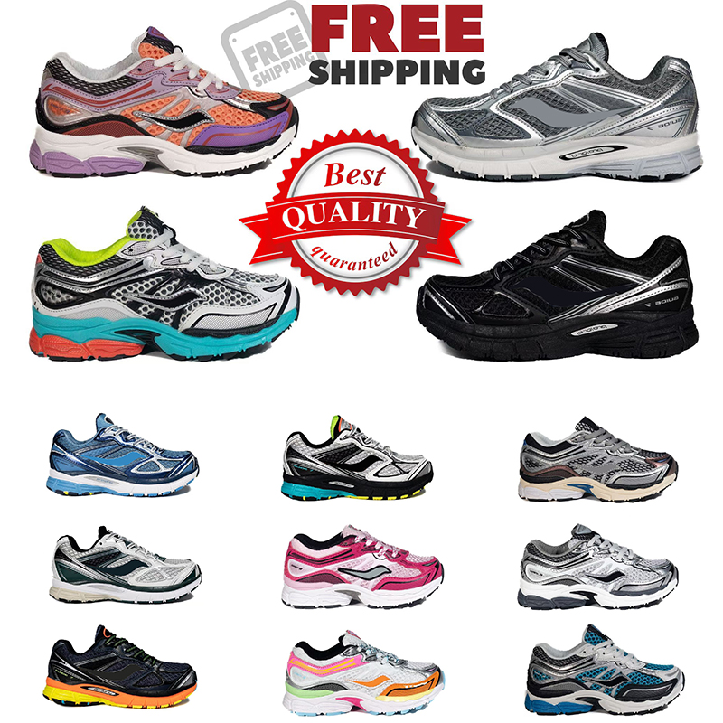 Free Shipping Kid size 26-35 Kid Shoes saucony omni 9 Guide 7 Designer Shoes progrid omni 9 Outdoor Running Shoes White Black Orange Navy Blue Sneak