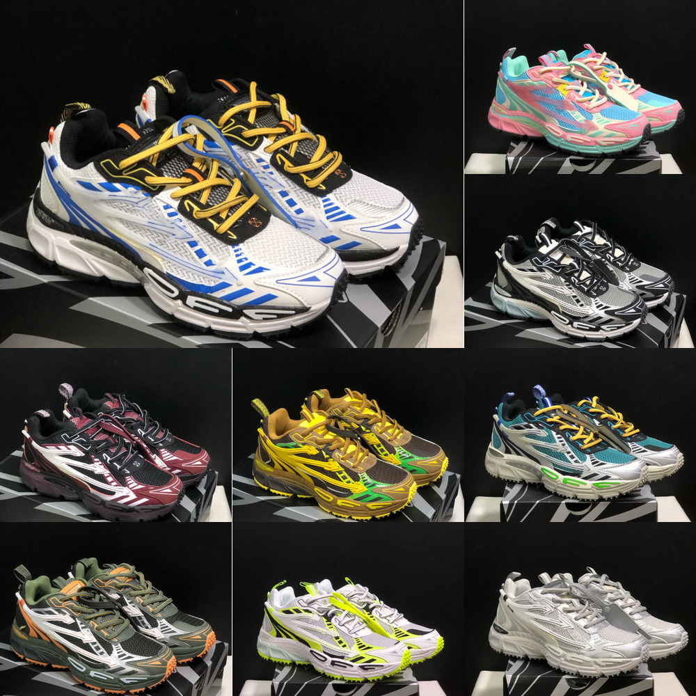 offwihte sneaker designer shoes Trendy Platform Sneakers Men Women Soft Full Leather Casual Running Shoes Fashion Street Style Couples Sport Trainer
