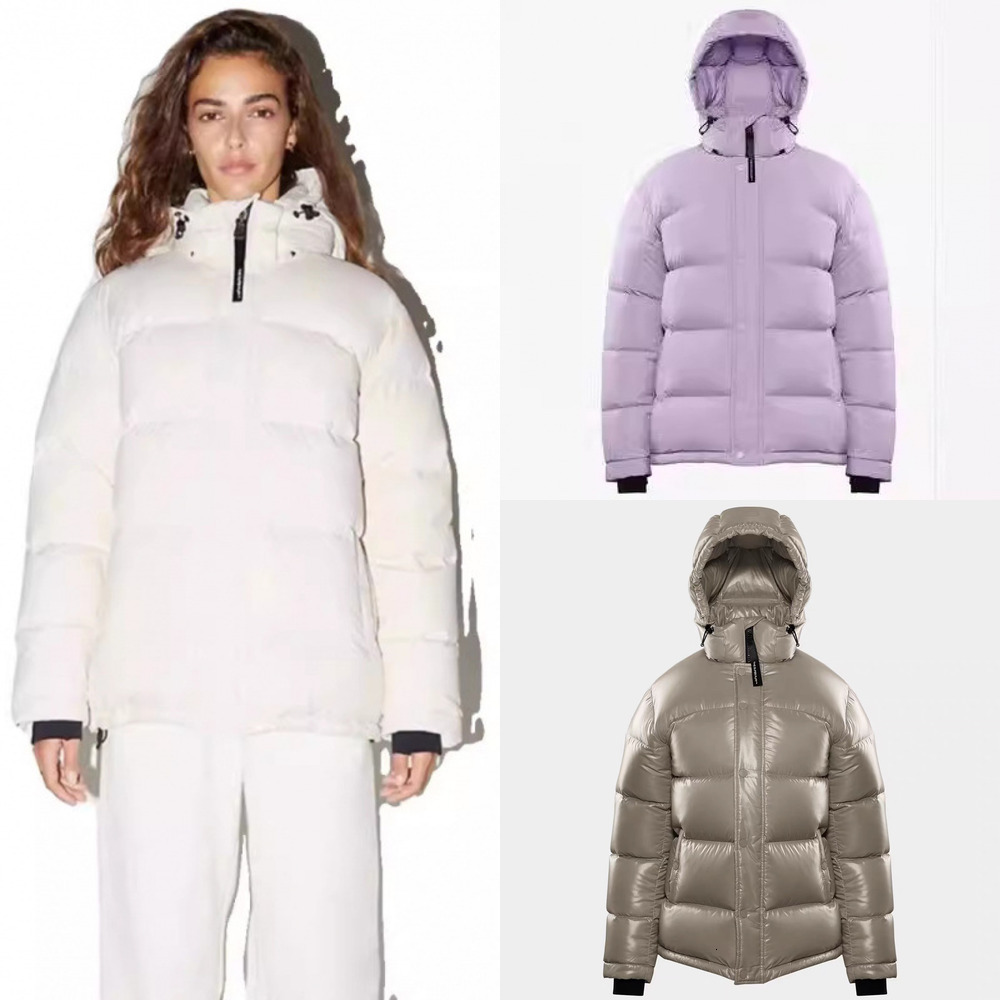 Designer Aritzia Parka Mens Goose Down Jacket Hooded SUPER PUFF Extreme Cold Thickened Warm Winter Outerwear Aritzia Hooded Parka MENS Puffer jacket