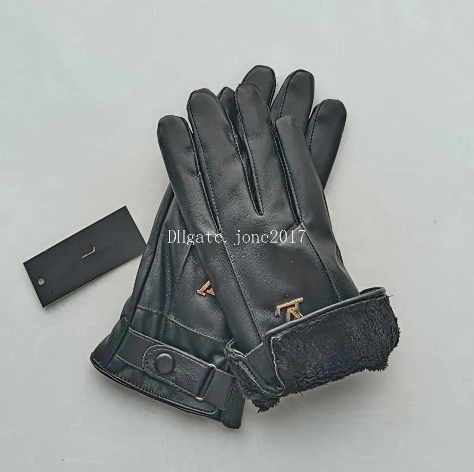 Designer Men Autumn Gloves Warms Luxurys Winters Fashoines Womens thickening Knitted glove Five Fingers Cold proof Touch screen Mittens