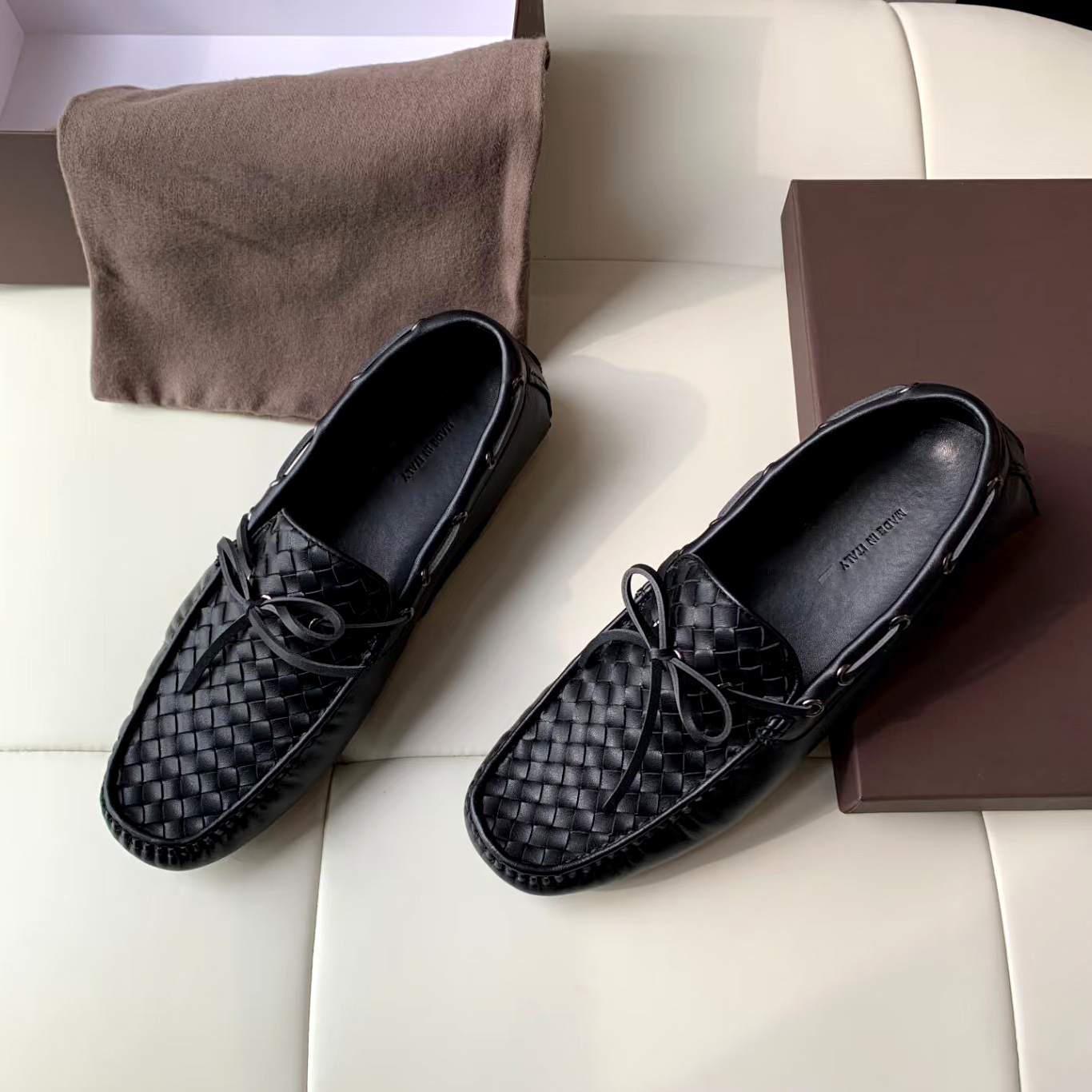 Fashion casual shoe dress Round Toe 2026ss New Summer luxury driver Moccasin Business Flat Soft Designer men golf Metal Horsebit Outdoor sneakers tr
