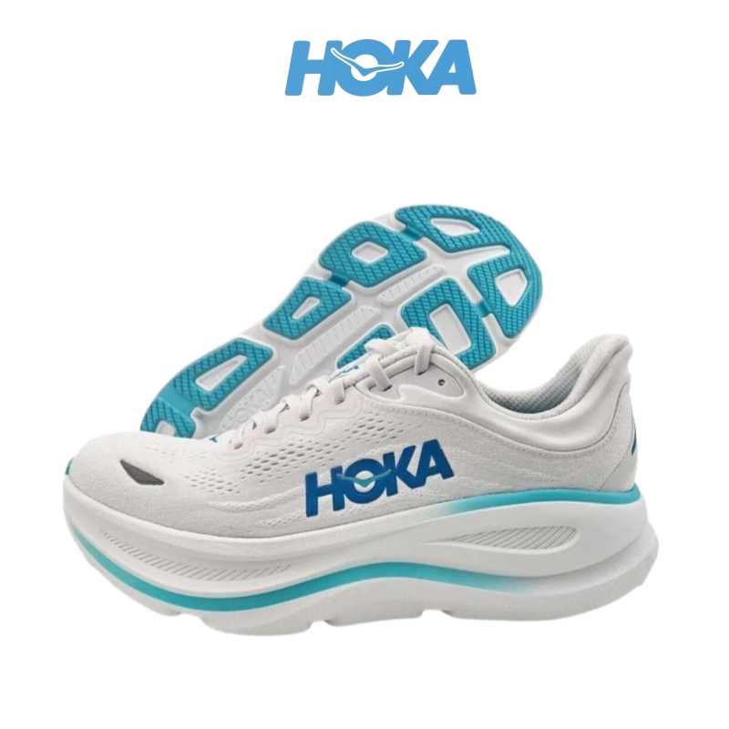 HOKA Heren Dames Bondi 9 Running Ultra Cushioned Comfort Wandelsneakers Lichtgewicht ademend Road Runner voor dagelijkse training Gym De hele dag dr