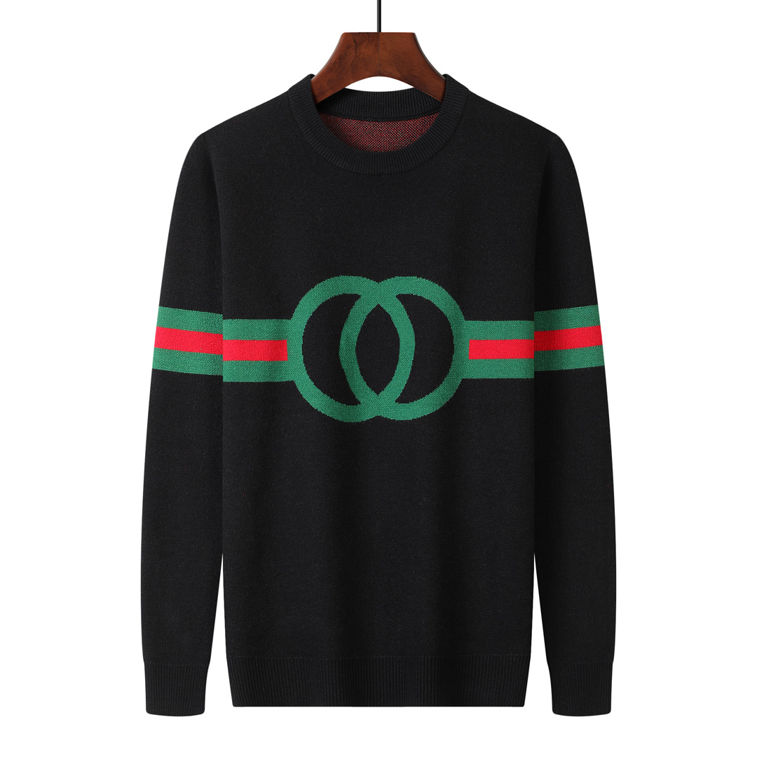 Designer brand high-quality men's sweaters, wool knitted warm men's sweaters, simple and fashionable outfits, as well as women's swea