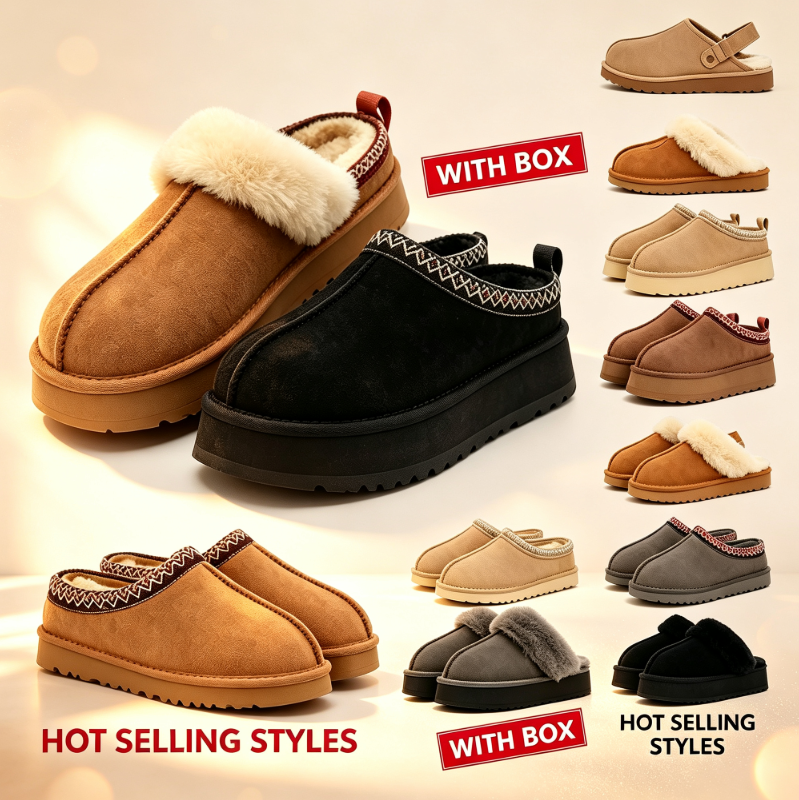 Designer Snow Oldenstar Evelina Clog Slippers women slippers platform Slides Sandal Golden star tazz slide mustard seed mini slipper Chestnut Sand W