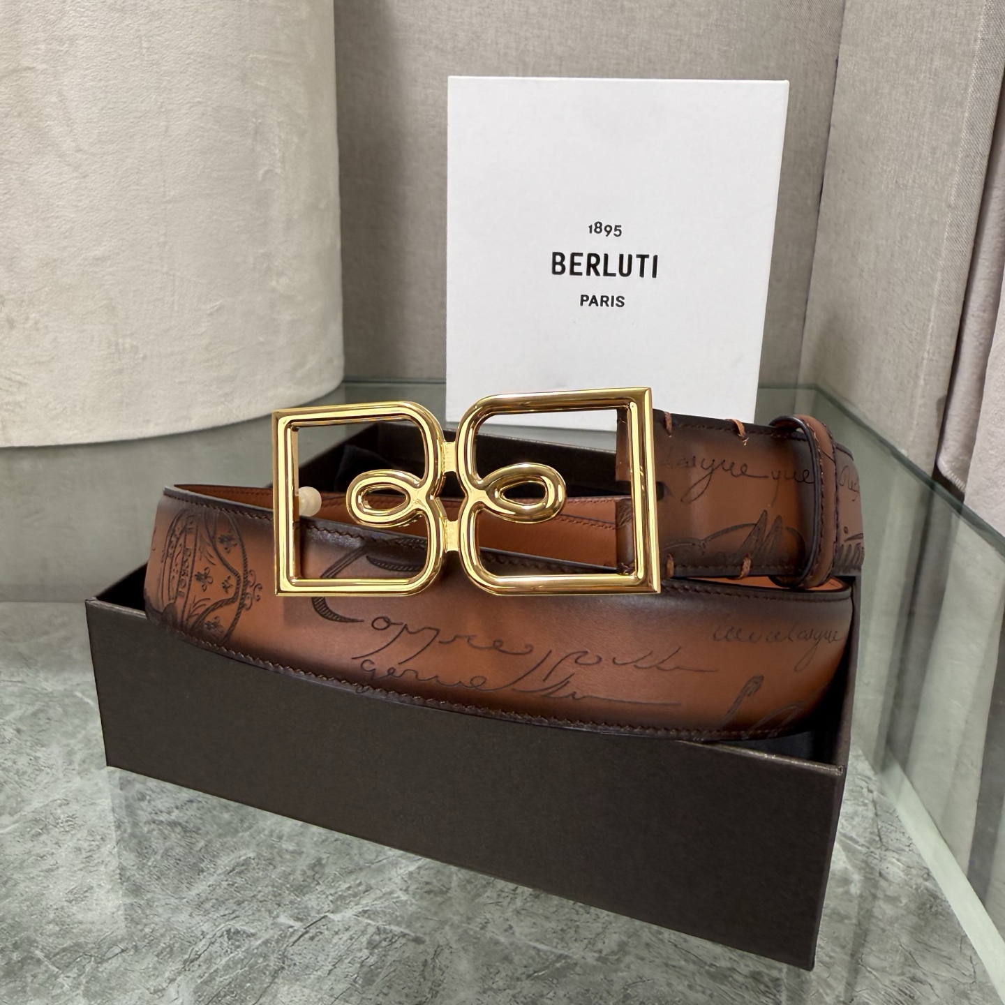 2026 New Berluties Belts Designer Belts TOP Quality Fashion Genuine Leather Belt Luxury Classic for Men Women Waistband Gold Silver Buckle 3.5cm Wit