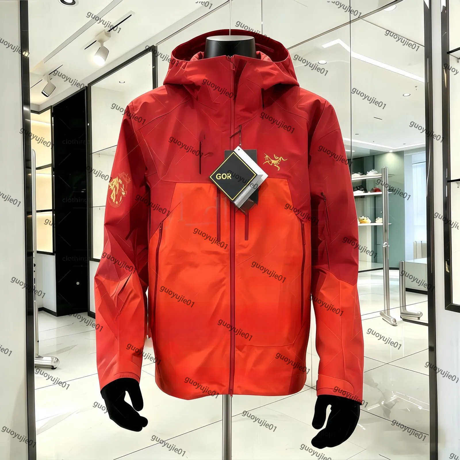 Artyrexs Jacket Mens Women Waterproof Alpha SV Hard Shell Series Limited Edition Styles Beta Hardshell Hooded Jacket Breathable Windproof Artery Jac